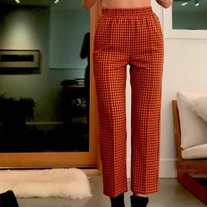 Aritzia Checked Trousers - Sunday Best